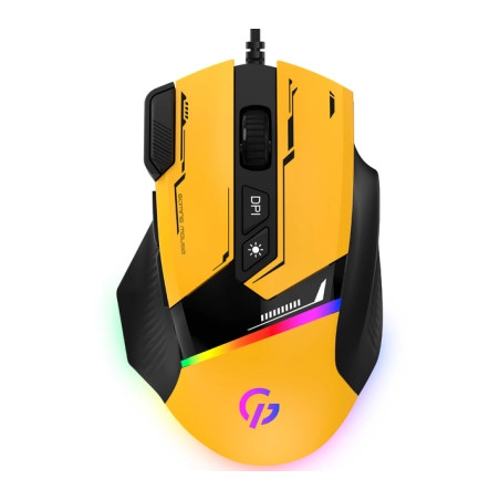 Мишка GamePro GM300Y USB Yellow/Black (GM300Y)
