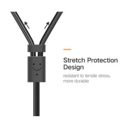 Кабель мультимедійний 3.5mm M to 2xRCA M 2.0m AV102 black Ugreen (10510)