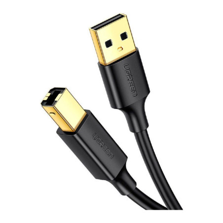 Кабель для принтера USB 2.0 AM/BM 1.0m US135 black Ugreen (20846)
