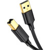 Кабель для принтера USB 2.0 AM/BM 1.0m US135 black Ugreen (20846)