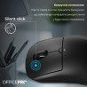 Мишка OfficePro M307B Silent Click Wireless/Bluetooth Black (M307B)