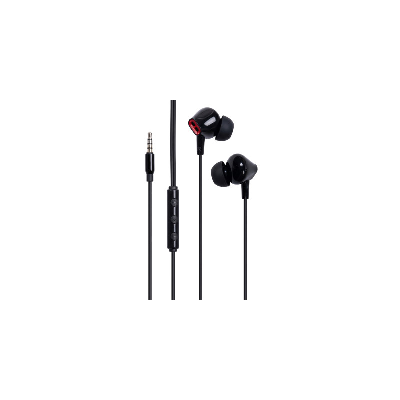 Навушники Vention Echo Lite 3.5mm In-Ear Wired Black (GBABAV)