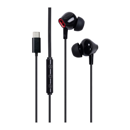 Навушники Vention Echo Lite USB-C In-Ear Wired Black (GBBBAV)