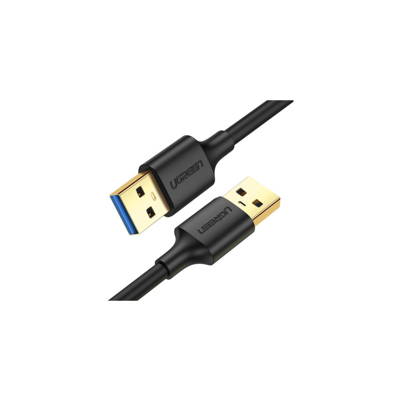 Дата кабель USB 3.0 AM/AM 0.5m US128 black Ugreen (10369)