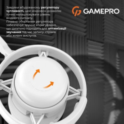 Мікрофон GamePro UGM105W White (UGM105W)