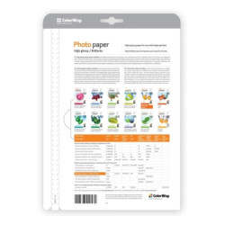 Фотопапір ColorWay A4 230г Glossy 20ст (PG230020A4)