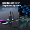 Зарядний пристрій Ugreen 3xUSB 65W (2xUSB-C+USB-A) Gan Nexode Fast Charger Grey X553 (35042)