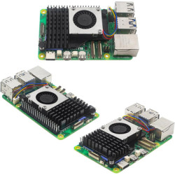 Радіатор охолодження для Мікро ПК Raspberry Pi з вентилятором для Raspberry Pi 5 (RA800)