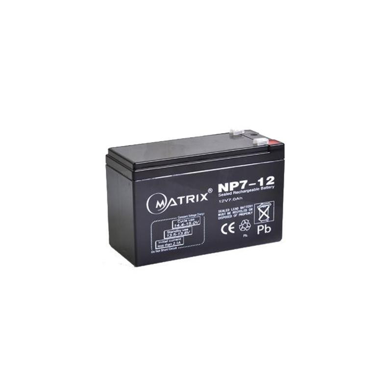 Батарея до ДБЖ Matrix 12V 7AH (NP7-12)