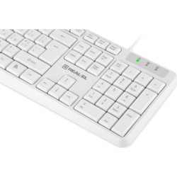 Клавіатура REAL-EL RK-513 USB White (EL123100047)