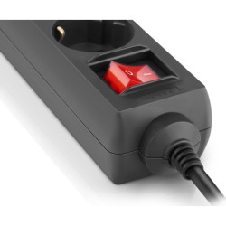 Мережевий фільтр живлення REAL-EL RS-PROTECT M 10m, black (EL122300037)