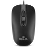 Мишка REAL-EL RM-222 USB Black/Gray (EL123200040)