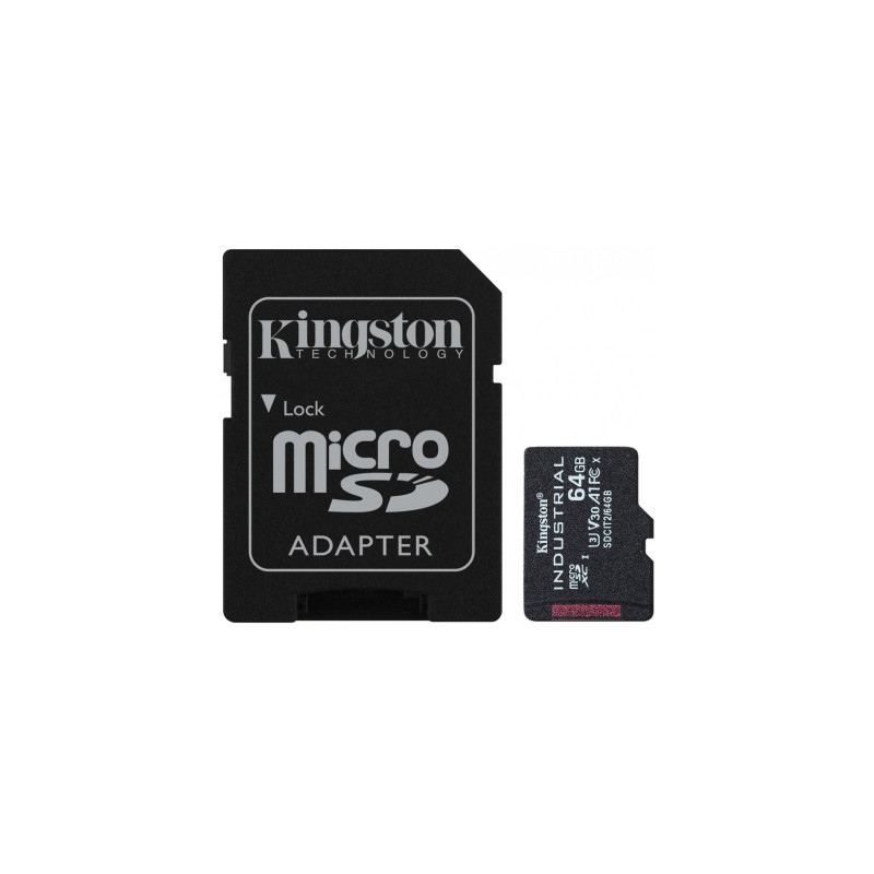 Карта пам'яті Kingston 64GB microSDXC class 10 UHS-I V30 A1 (SDCIT2/64GB)