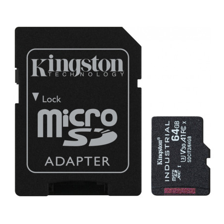 Карта пам'яті Kingston 64GB microSDXC class 10 UHS-I V30 A1 (SDCIT2/64GB)