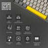 Клавіатура Epomaker EP64 60 Mulan Switch Hot-Swap RGB Wireless/Bluetooth/USB UA Black (EP64-B-M)