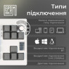 Клавіатура Epomaker Shadow-X 70 Mulan Switch Hot-Swap LCD Screen RGB Wireless/Bluetooth/USB UA White (SHX-W-M)