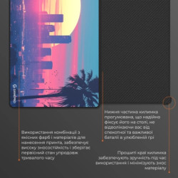 Килимок для мишки GamePro MP275S Speed/Control Black (MP275S)