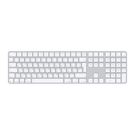 Клавіатура Apple Magic Keyboard with Touch ID Bluetooth/USB UA White (MXK73UA/A)