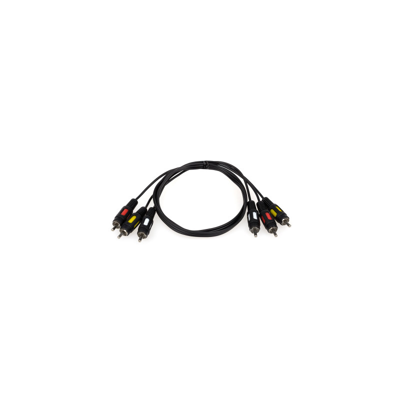 Кабель мультимедійний 3xRCA M to 3xRCA M 3.0m Atcom (10712)