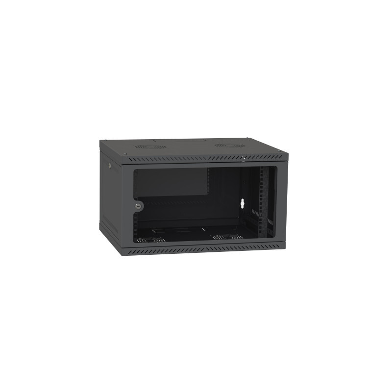 Шафа настінна Ipcom 6U, 600*450, RAL9005 (СН-6U-060х045-ДС-9005)
