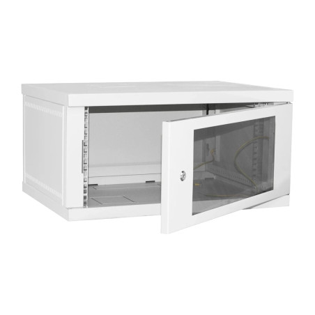 Шафа настінна Ipcom 4U, 600*350, RAL7035 (СН-4U-060х035-ДС-7035)