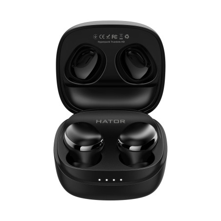 Навушники Hator Hyреrpunk Truedots SyncHUB Black (HTA411)