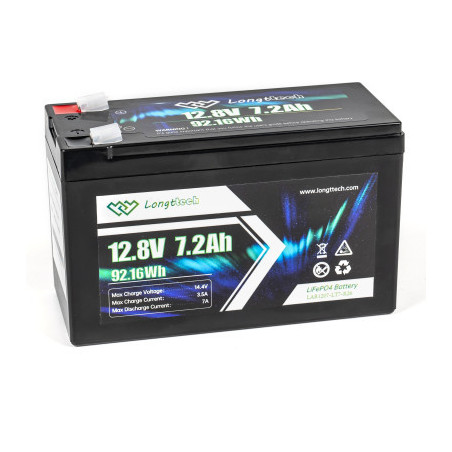 Батарея LiFePo4 Longttech 12.8V - 7.2Ah (LAR1207-LT7-R26)
