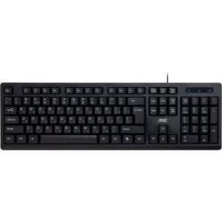 Клавіатура AOC KB100B USB UA Black (KB100B/97)