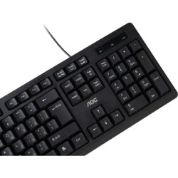 Клавіатура AOC KB100B USB UA Black (KB100B/97)