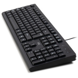 Клавіатура AOC KB100B USB UA Black (KB100B/97)