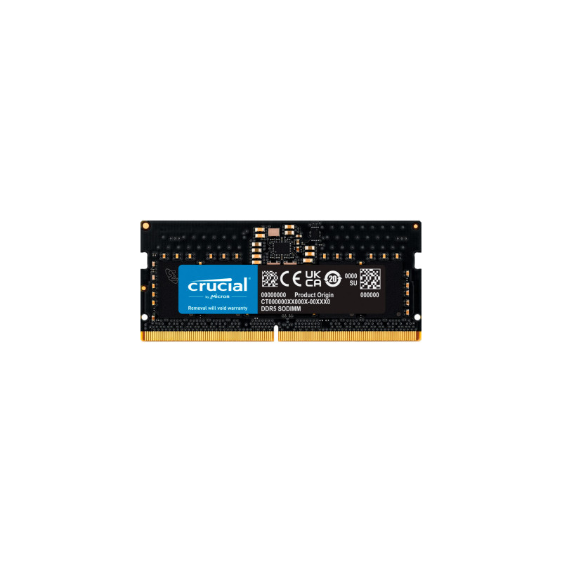 Модуль пам'яті для ноутбука SoDIMM DDR5 8GB 5600 MHz Micron (CT8G56C46S5T)