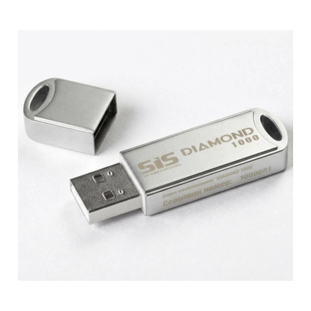 Апаратний ключ безпеки SIS Засіб КЗІ електронний ключ DIAMOND 1000, металевий корпус (D1000M)