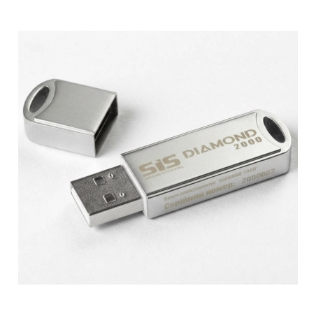 Апаратний ключ безпеки SIS Засіб КЗІ електронний ключ DIAMOND 2000, металевий корпус (D2000M)