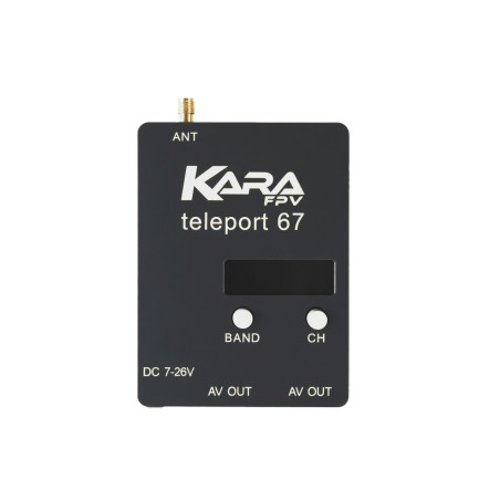 Відеоприймач (VRX) KaraFPV Teleport67 6.1G-7.2G (RX6704)