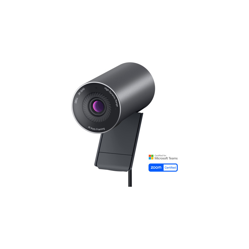 Веб-камера Dell WB5023 2K QHD Pro Black (722-BBBU)