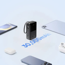 Батарея універсальна Baseus EnerFill FC51 Bipow2 Pro 30000mAh 22,5W build cab.USB-C black (E0028100)