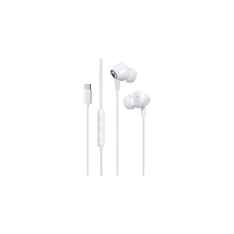 Навушники Vention Echo Lite USB-C In-Ear Wired White (GBBWAV)