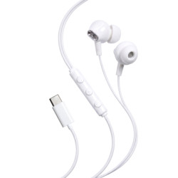 Навушники Vention Echo Lite USB-C In-Ear Wired White (GBBWAV)