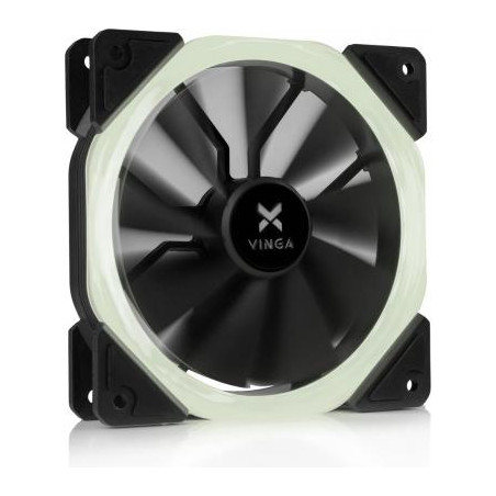 Кулер до корпусу Vinga LED fan-01 white