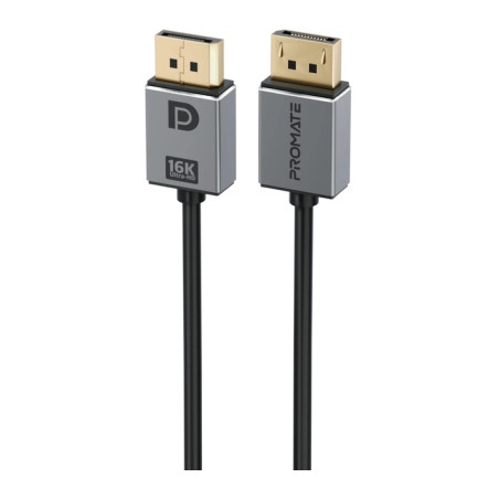 Кабель мультимедійний DisplayPort M to DisplayPort M V2.0 Promate (dplink-16k.black)