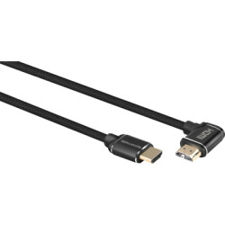 Кабель мультимедійний HDMI M to HDMI M 3.0m V2.0 90° corner Promate (prolink4k1-300.black)