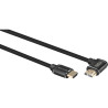 Кабель мультимедійний HDMI M to HDMI M 3.0m V2.0 90° corner Promate (prolink4k1-300.black)