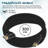Кабель мультимедійний HDMI M to HDMI M 3.0m V2.0 90° corner Promate (prolink4k1-300.black)