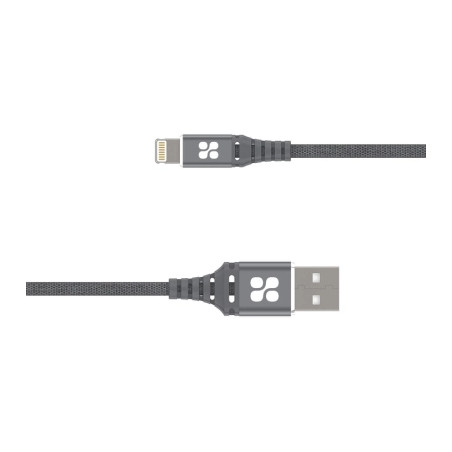 Дата кабель USB 2.0 AM to Lightning 1.2m grey Promate (nervelink-i.grey)