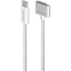 Дата кабель USB-C to MagSafe 3 white Promate (magcord-140pd.white)