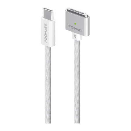 Дата кабель USB-C to MagSafe 3 white Promate (magcord-140pd.white)