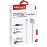 Дата кабель USB-C to MagSafe 3 white Promate (magcord-140pd.white)