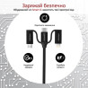 Дата кабель USB 2.0 AM to Lightning + Micro 5P + USB-C pentapower.black Promate (pentapower.black)