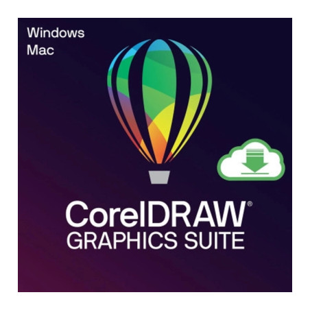 ПЗ для мультимедіа Corel CorelDRAW Graphics Suite 2025 EN/FR/DE/IT/ES/BP/NL Windows/Mac (ESDCDGS2025ML)