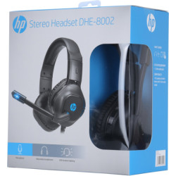 Навушники HP DHE-8002 LED Black (DHE-8002)